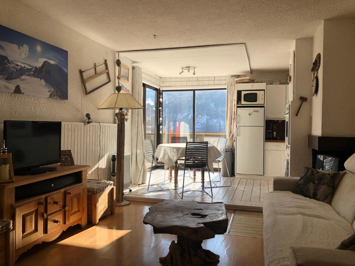 Grand Studio La Foux D Allos Avec Vue Et Terrasse Экстерьер фото